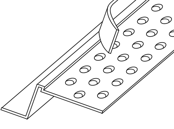 5520t trimtex 10mm tearaway shadowline bead 3000mm